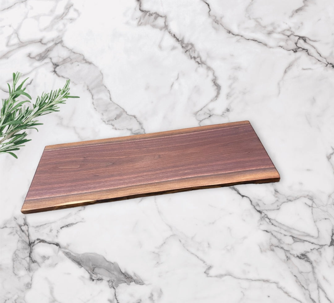 Live edge black walnut cutting board 10 1/2”X18”X3/4”